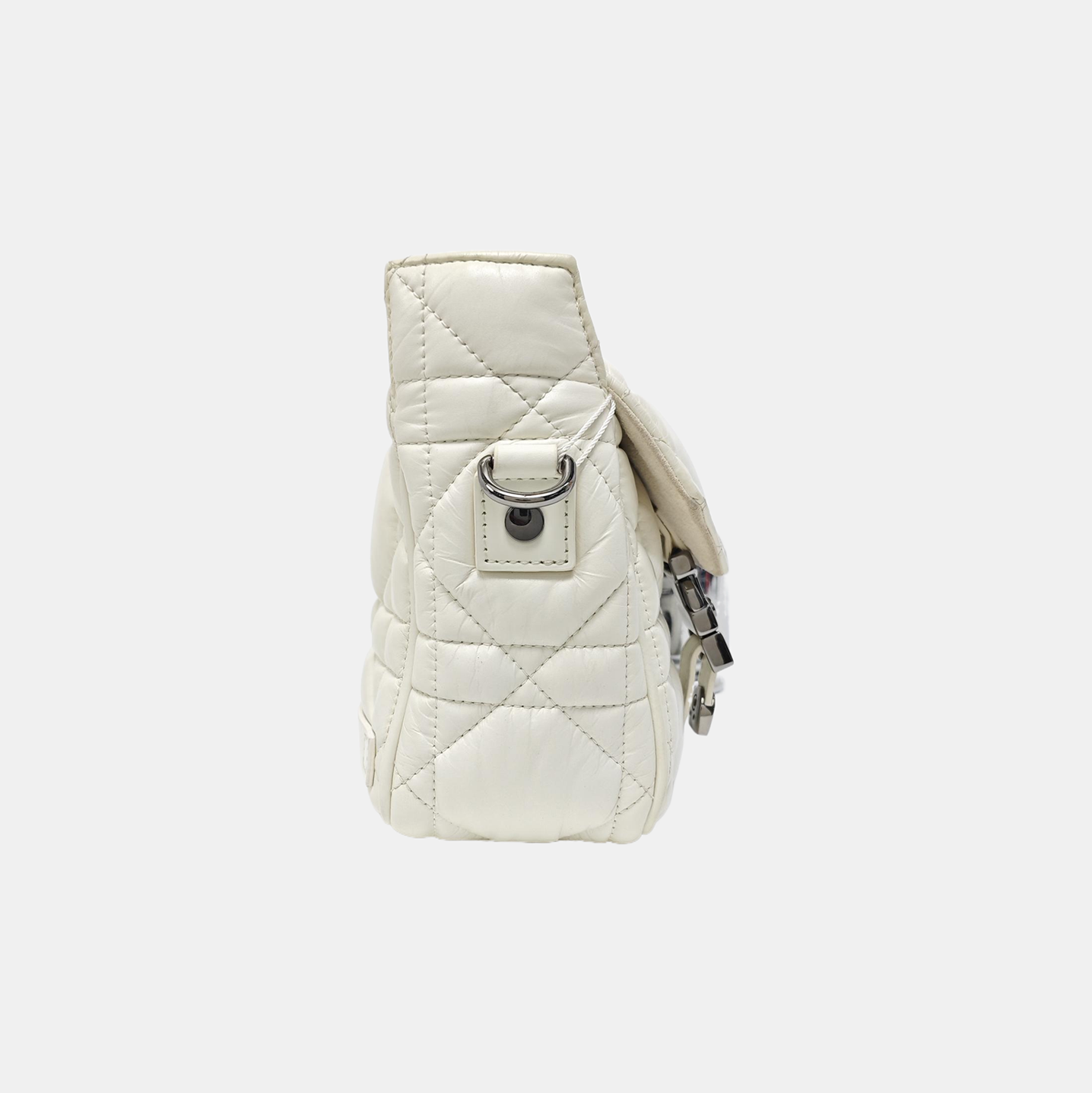 Diorcamp Small Cannage Calfskin White