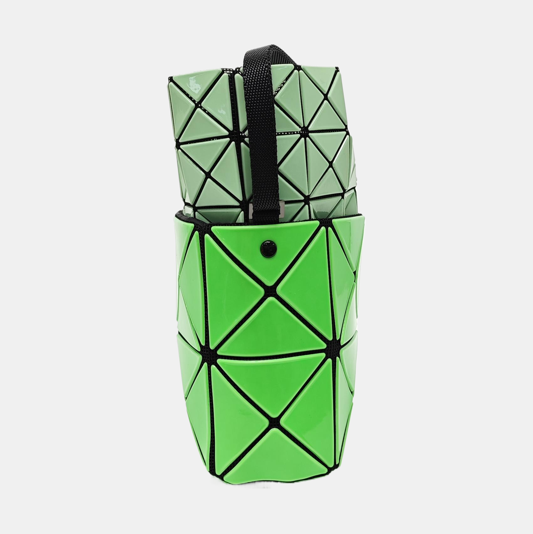 Special Material Bucket Bag Green