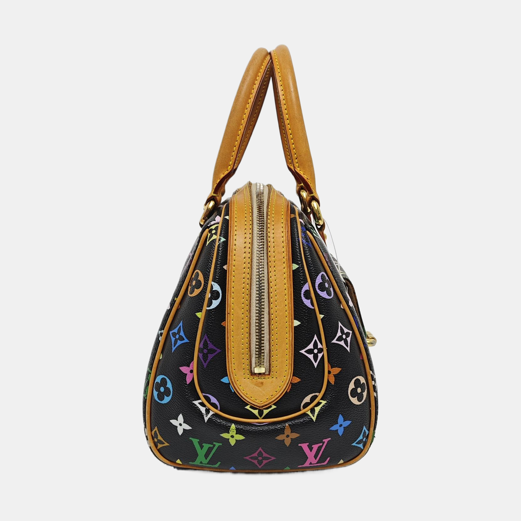 LV × TM PRISCILLA Monogram Coated Canvas Black