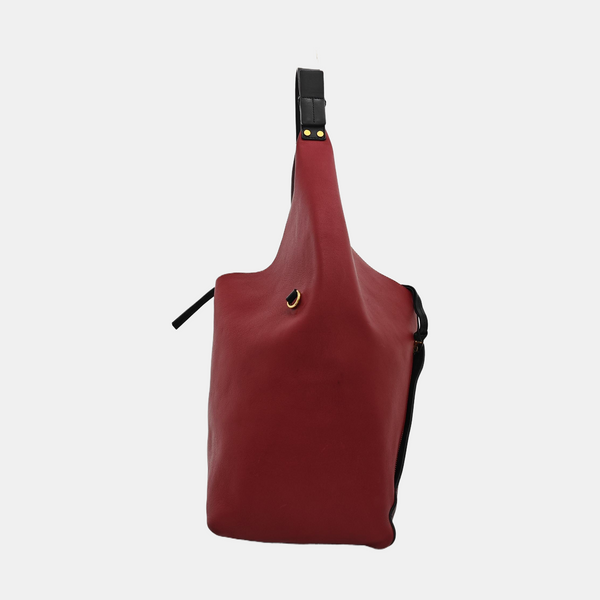 Calfskin Shoulder Bag Red