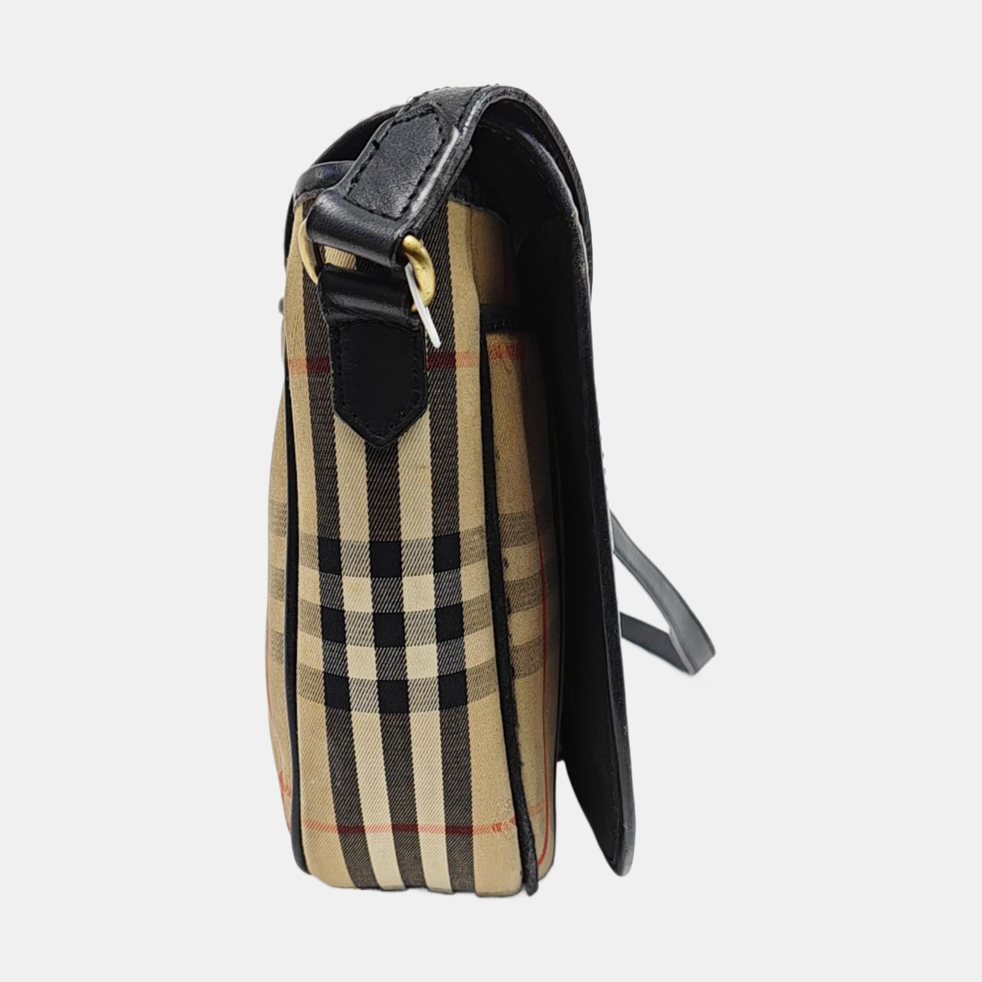 Canvas Crossbody Bag Beige