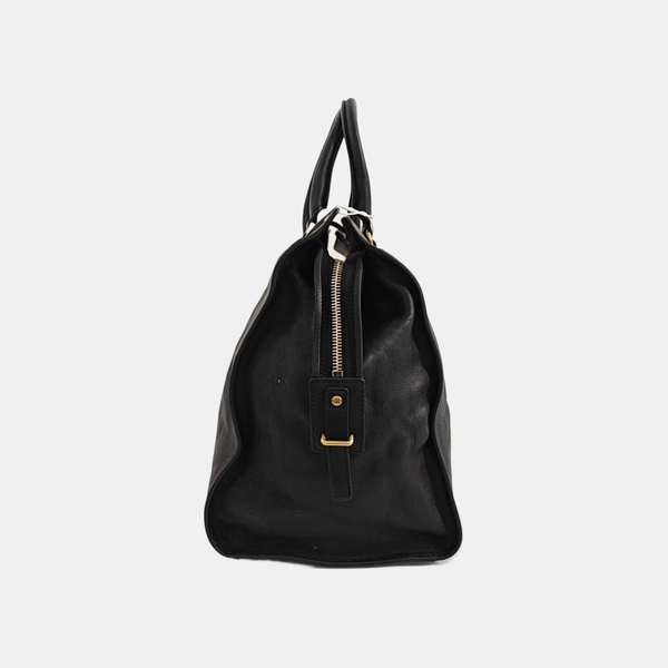 CHYC Y LIGNE Large Calfskin Black