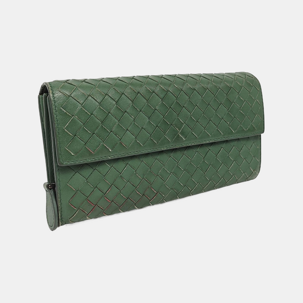 Calfskin Wallet Green