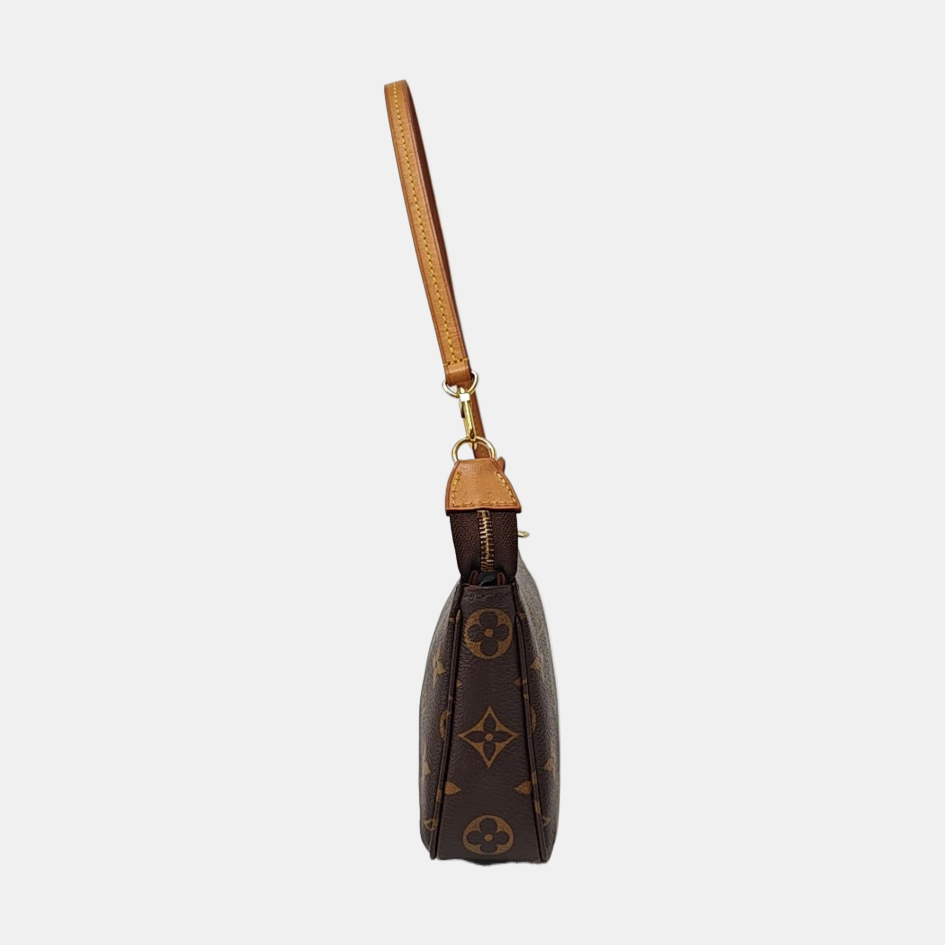ACCESSOIRES Monogram Coated Canvas Brown