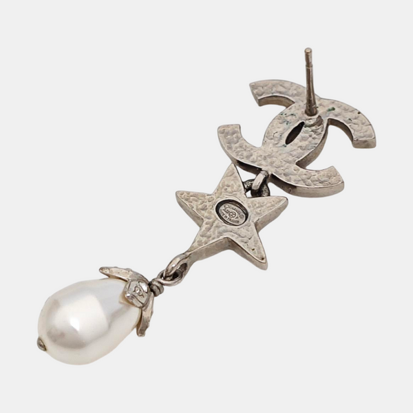 Metal Silver Earrings