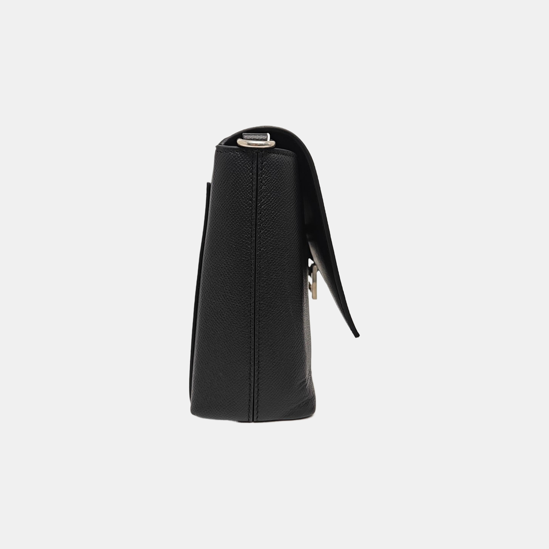 Calfskin Shoulder Bag Extra Small Black