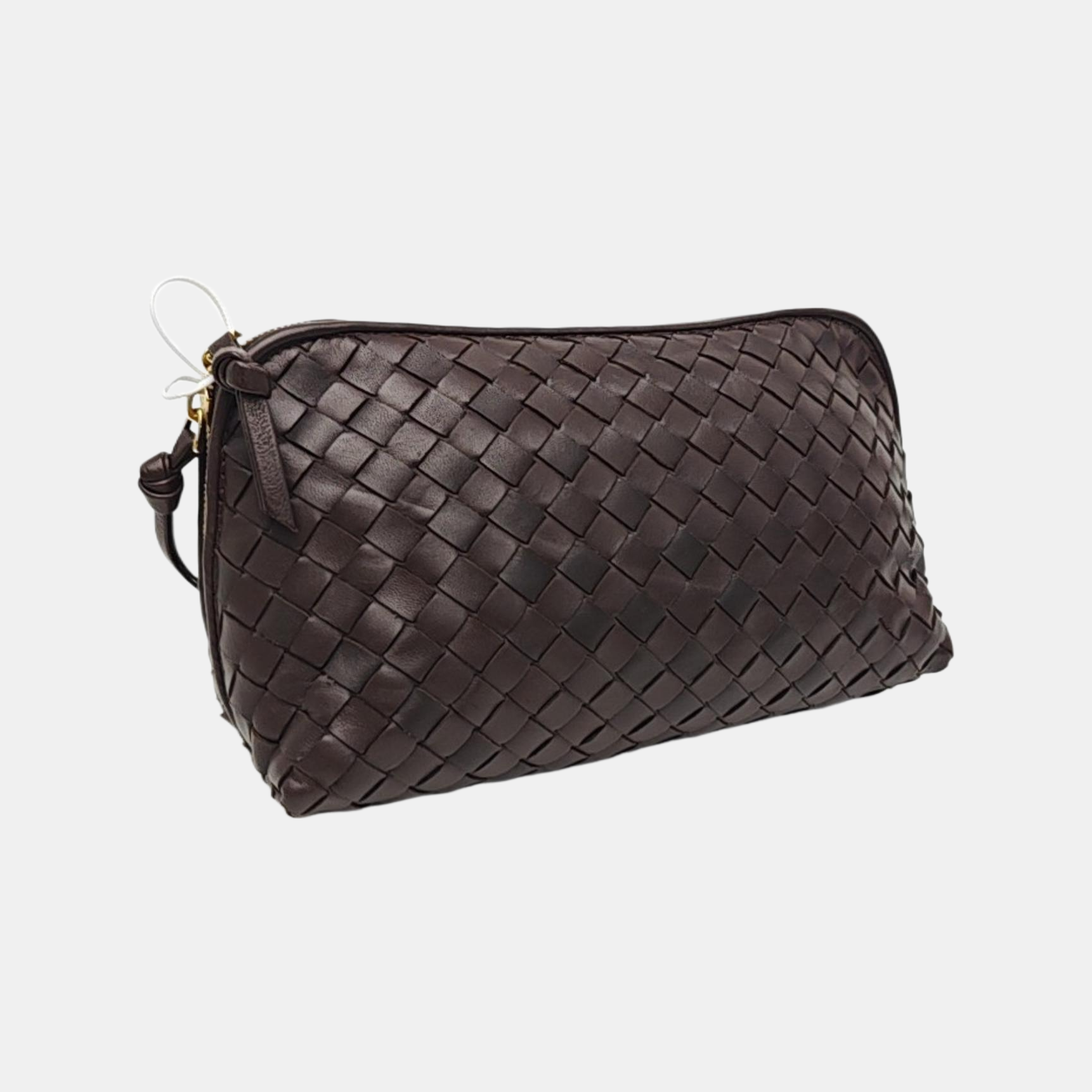 Lambskin Clutch Brown