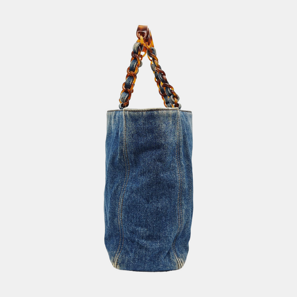Denim Tote Bag Blue
