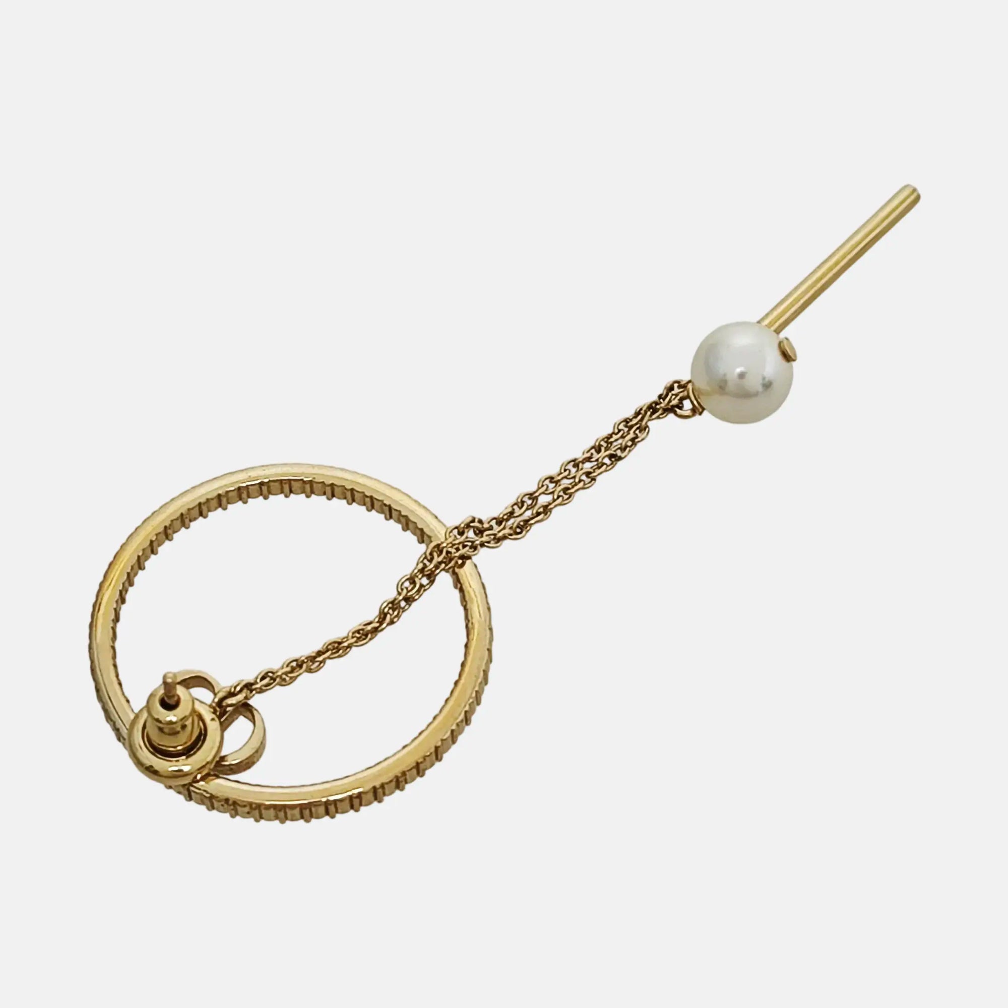 Dior Tribales Metal Gold Earrings