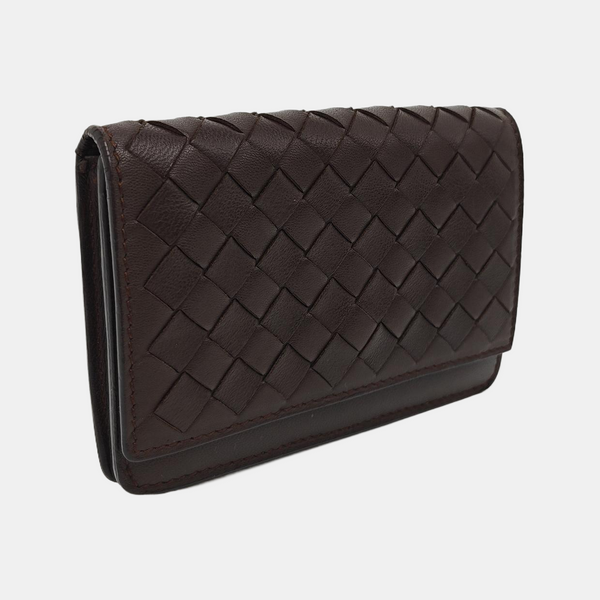 Lambskin Card Holder Brown