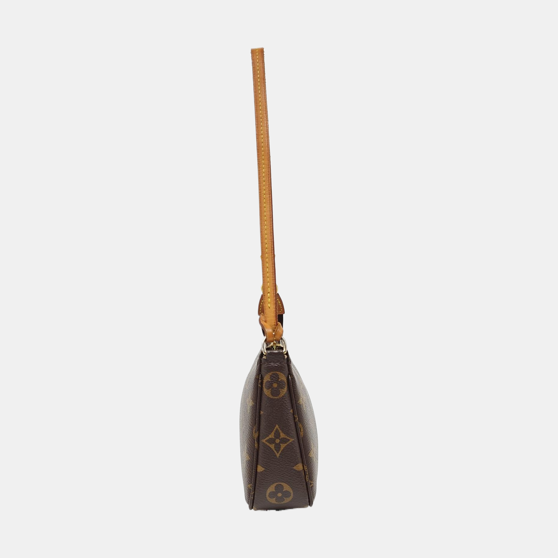 ACCESSOIRES GM Monogram Coated Canvas Brown