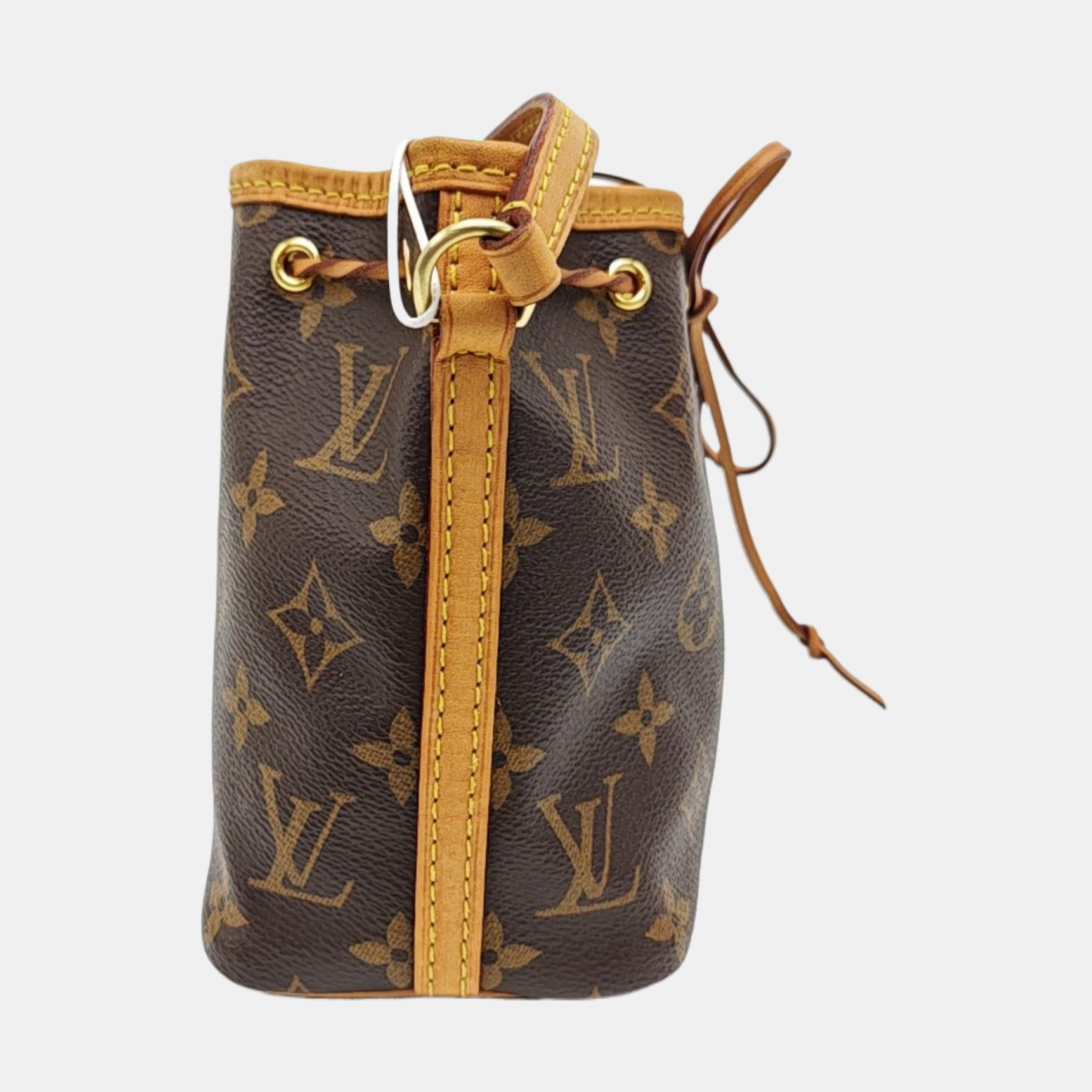 NÉONOÉ Nano Monogram Coated Canvas Brown
