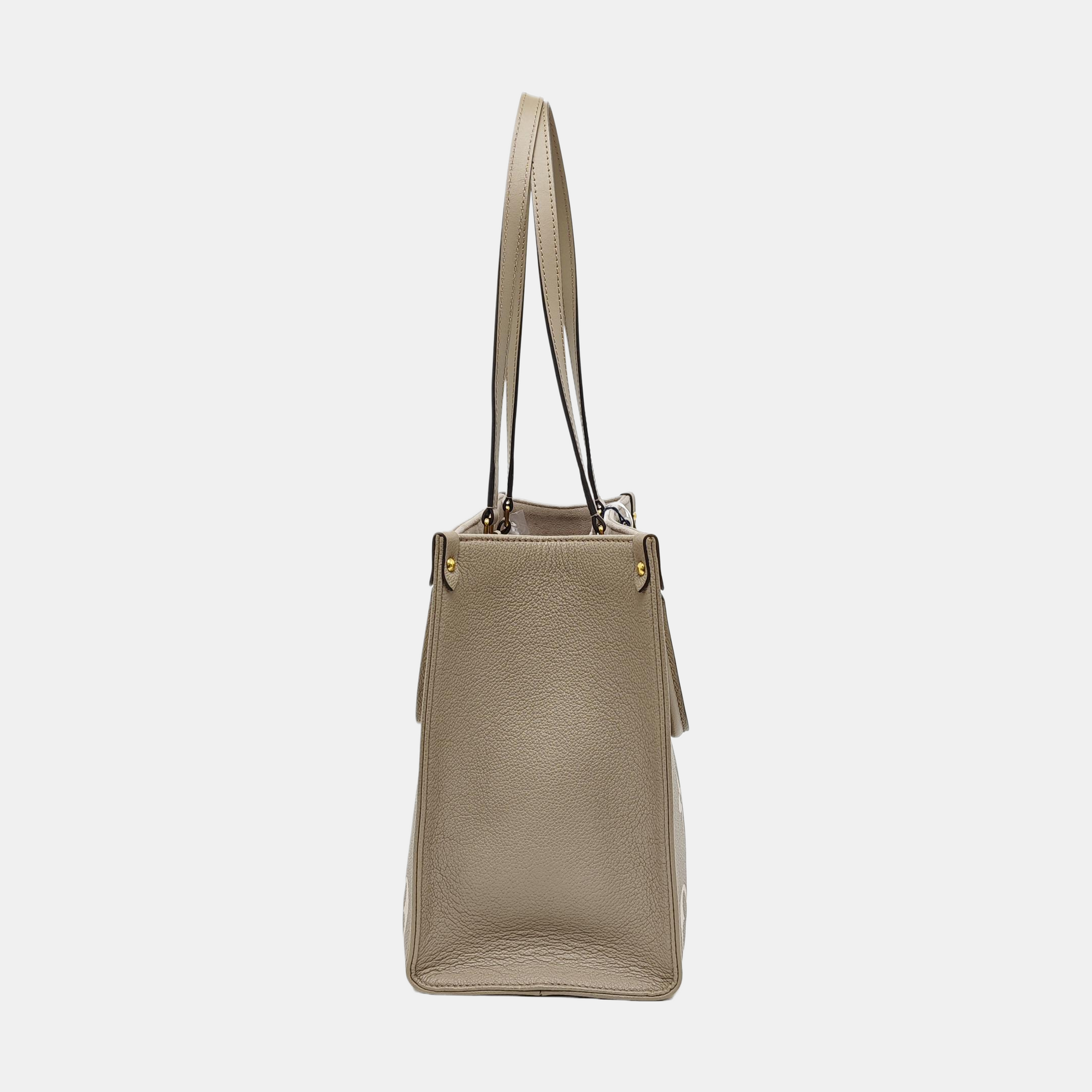 ONTHEGO MM Monogram Calfskin Gray