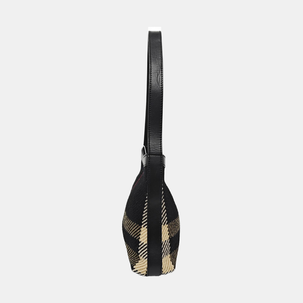 Fabric Shoulder Bag Black