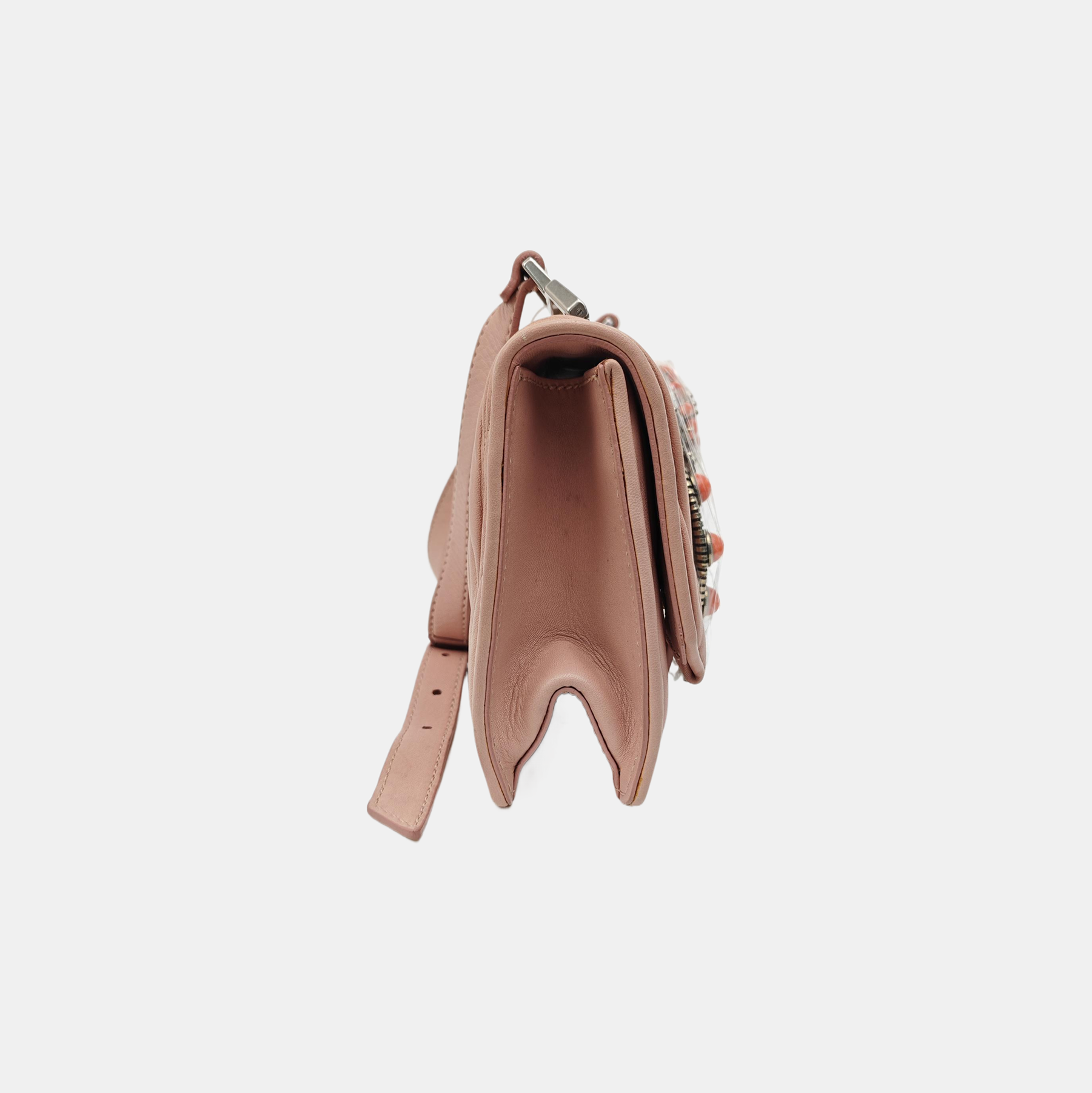 Miu Lady Quilted Lambskin Pink
