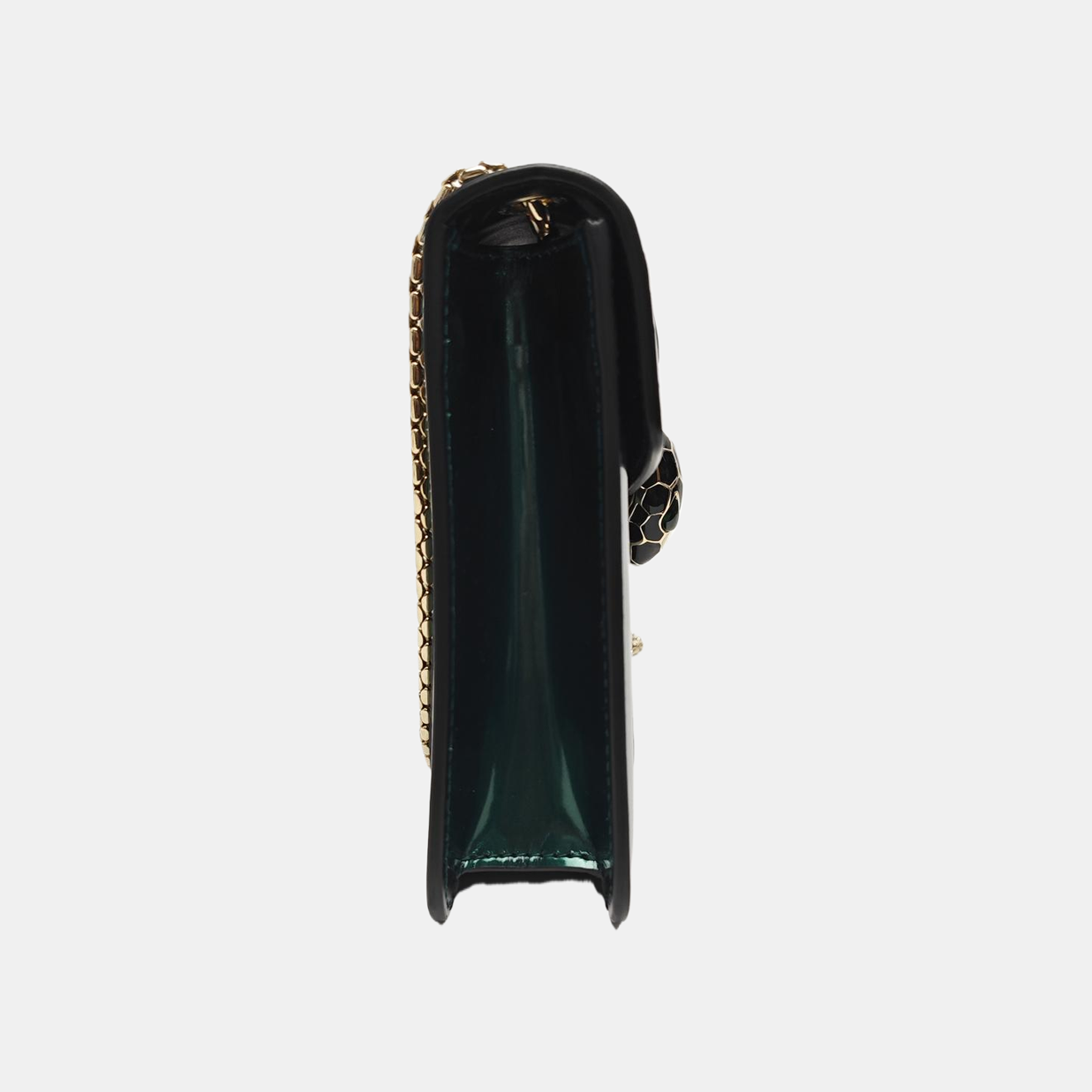 SERPENTI FOREVER Small Patent Leather Green