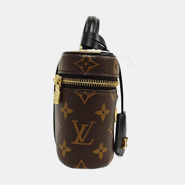 Vanity Chain Pouch Monogram Coated Canvas Brown