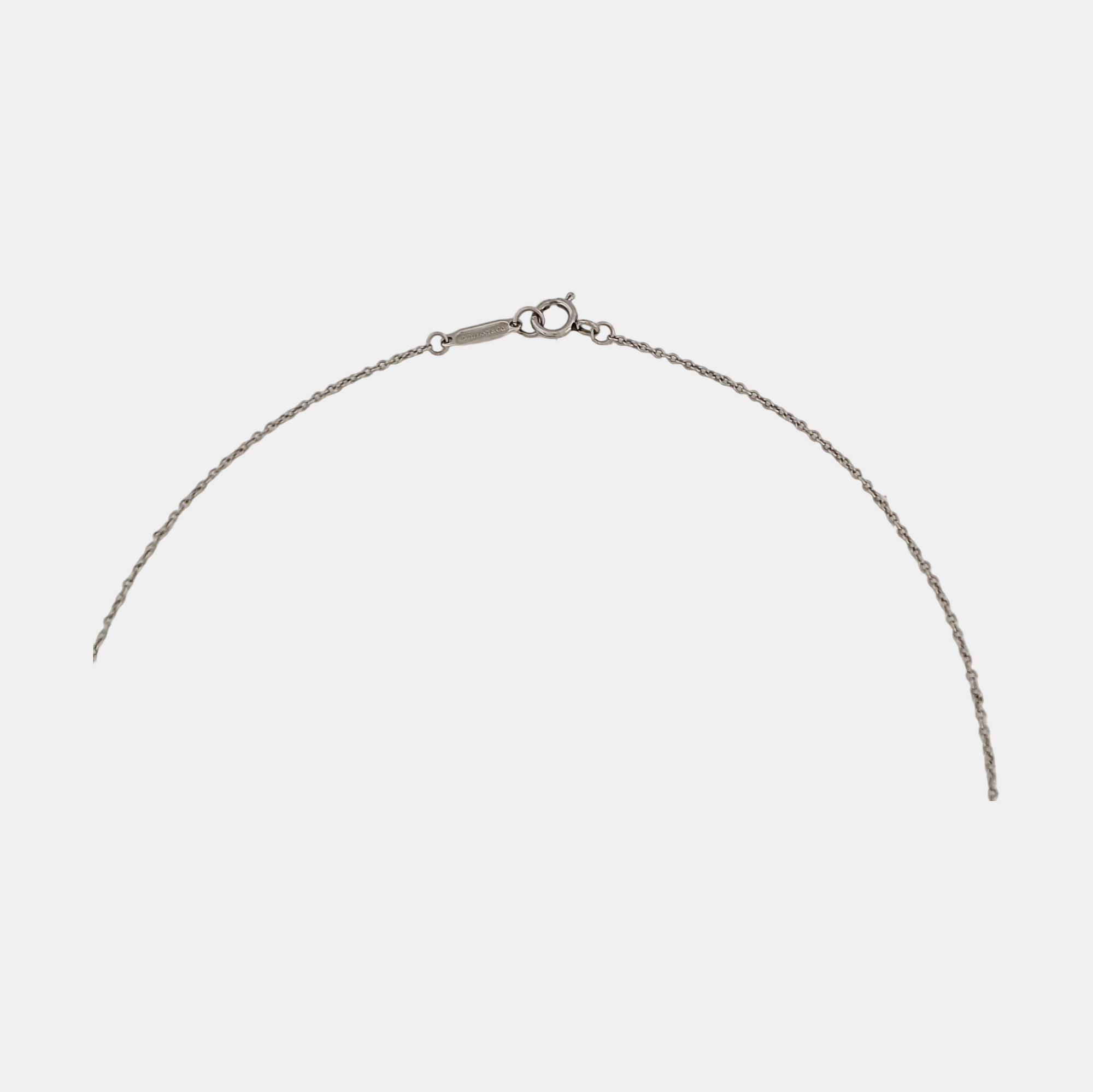Tiffany Hearts Platinum 950 Silver Necklace