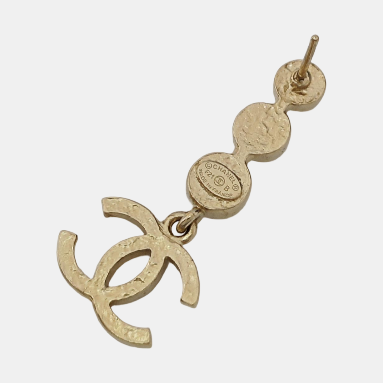 Metal Gold Stud Earrings