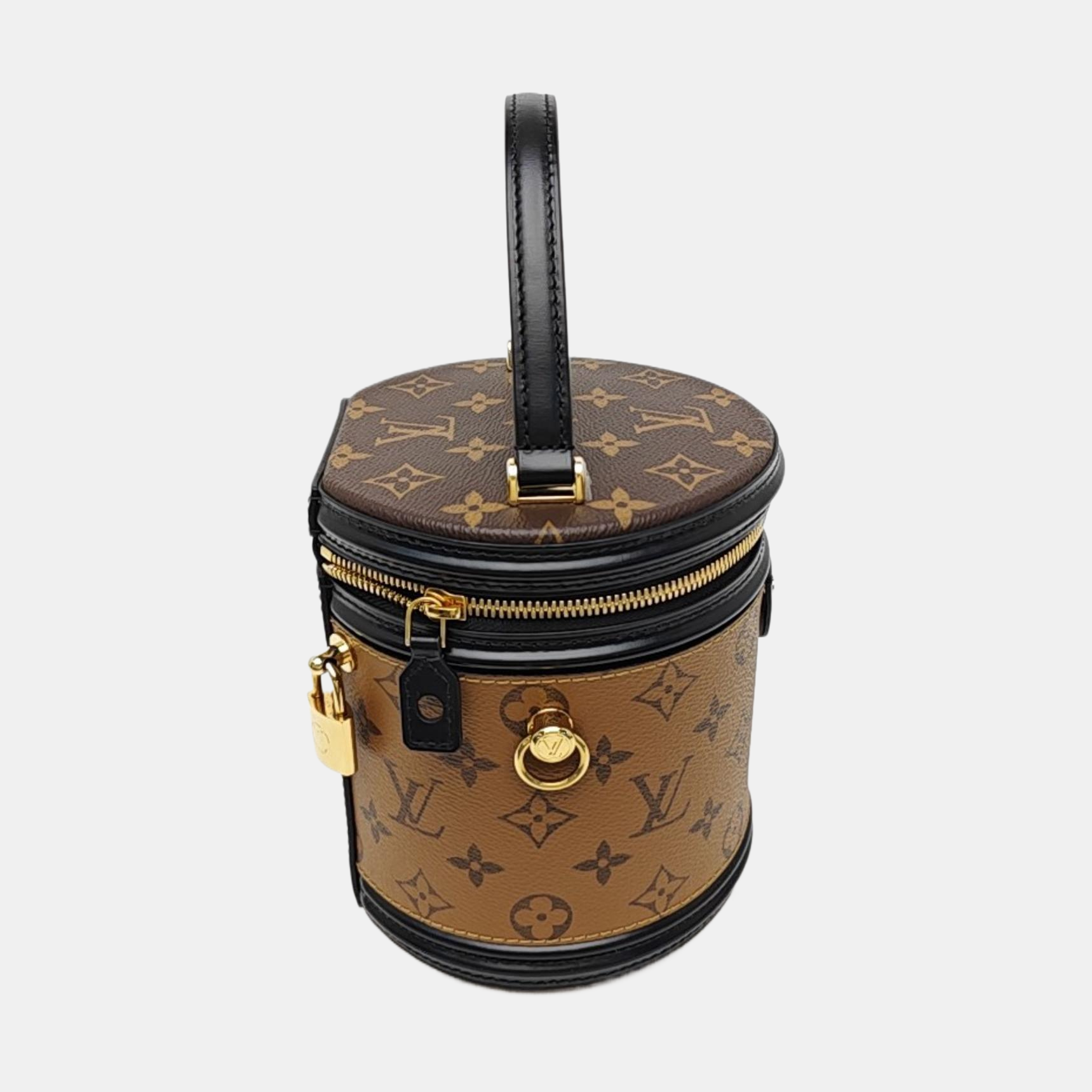 CANNES PM Monogram Coated Canvas Brown