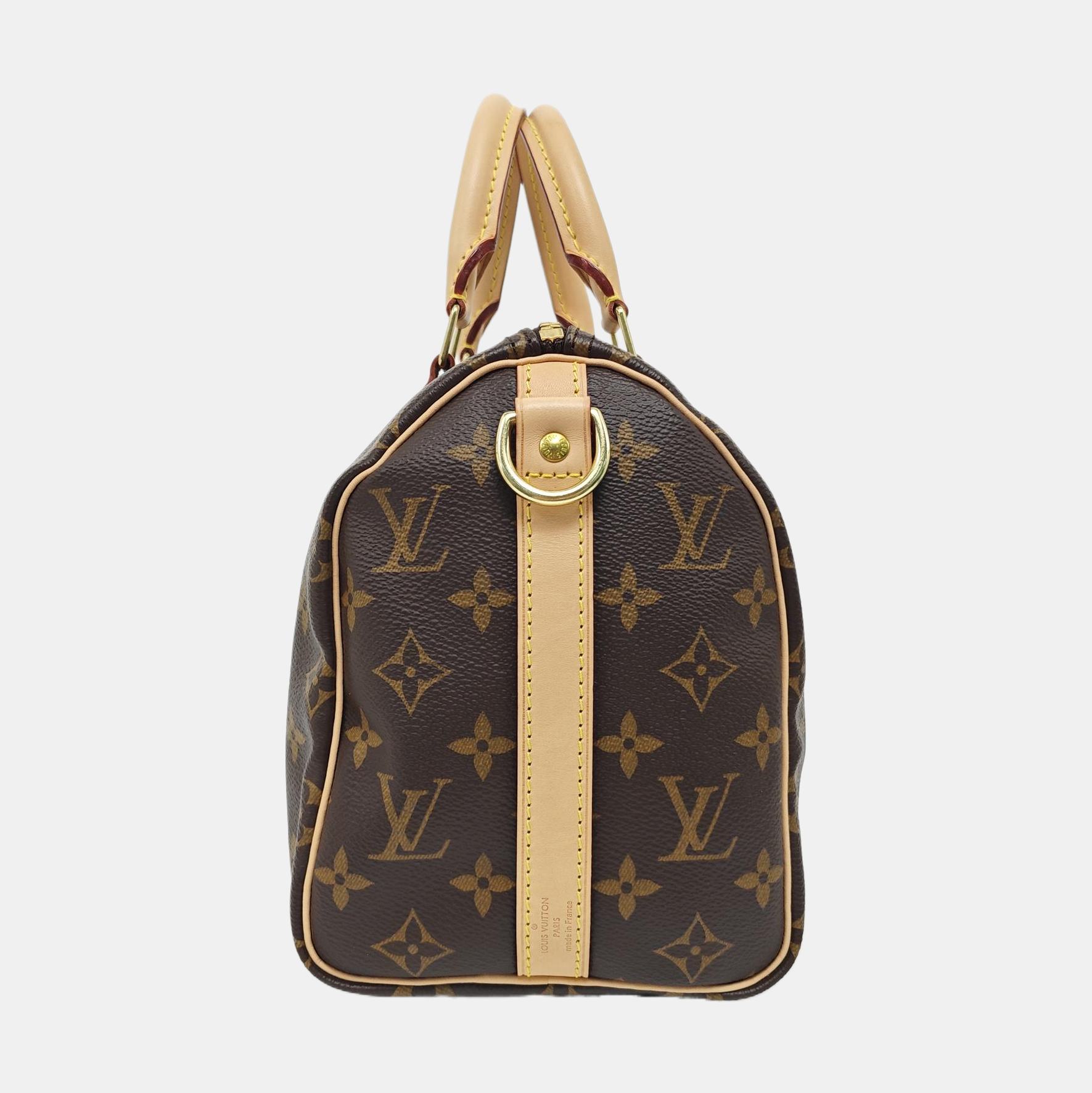 Authenticated pre-owned  SPEEDY 25 Monogram Coated Canvas Brown - Shoulder Bag at Looply