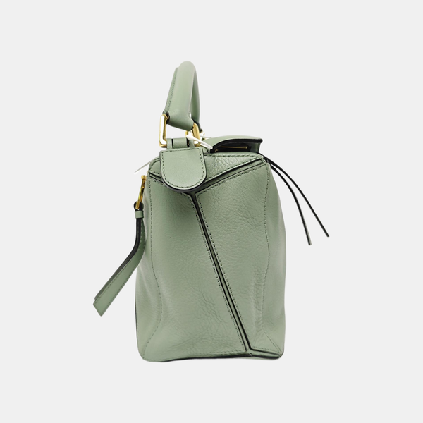 Puzzle Medium Calfskin Green