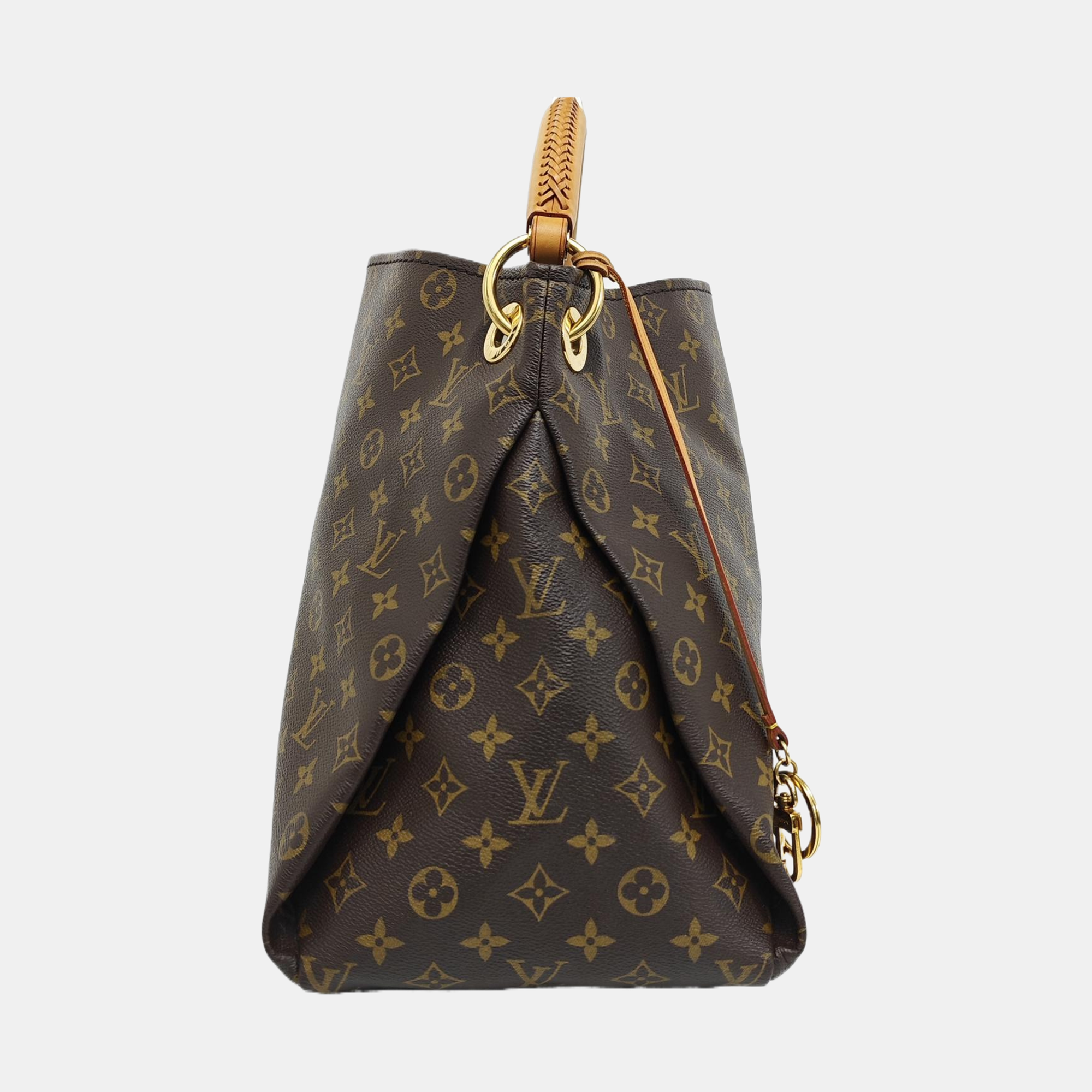 ARTSY MM Monogram Coated Canvas Brown