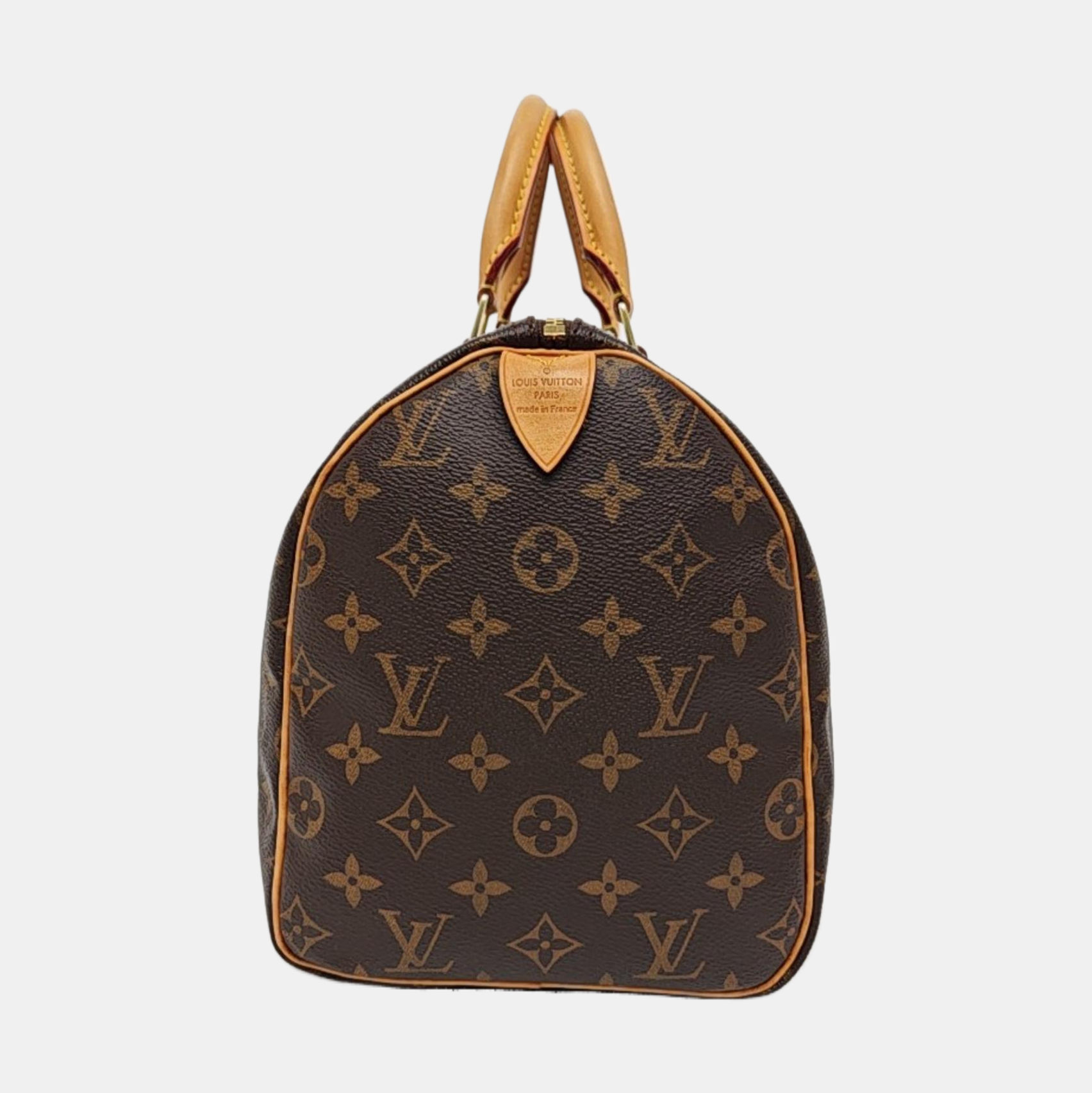 SPEEDY 30 Monogram Coated Canvas Brown