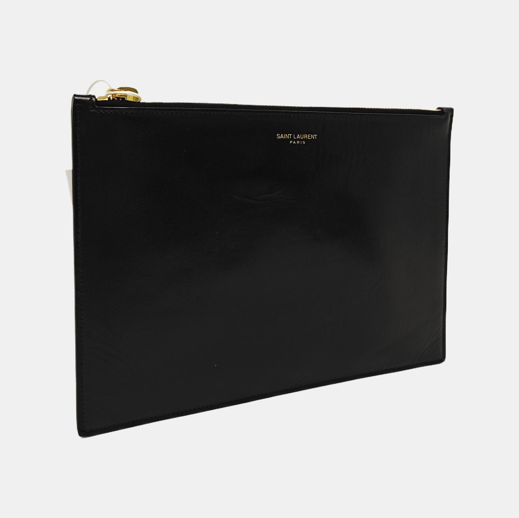 Calfskin Clutch Medium Black