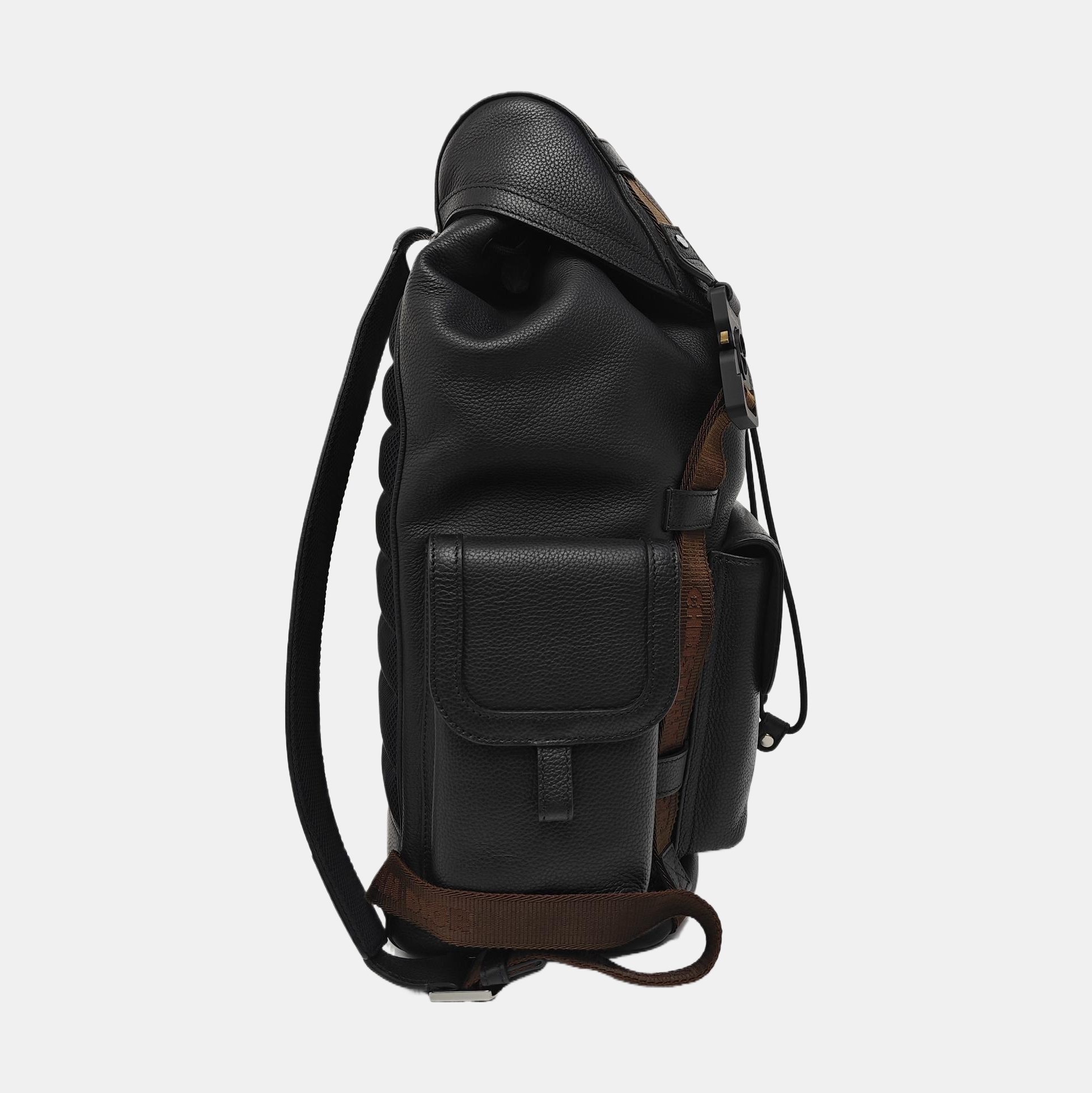 Calfskin Backpack Black
