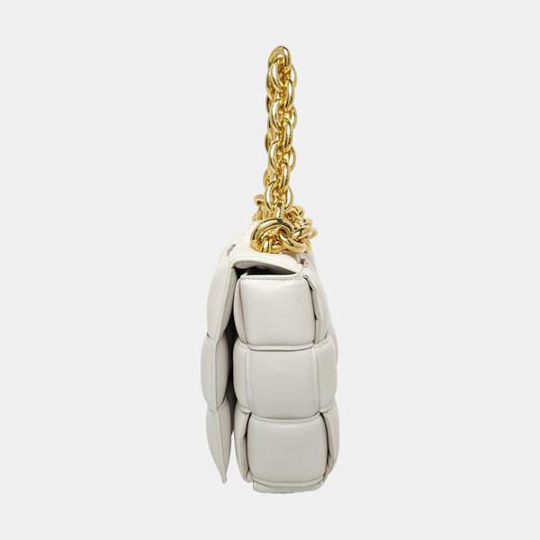 Cassette Medium Lambskin White
