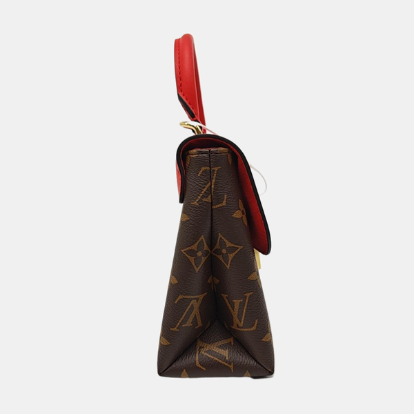LOCKY BB Monogram Coated Canvas Red