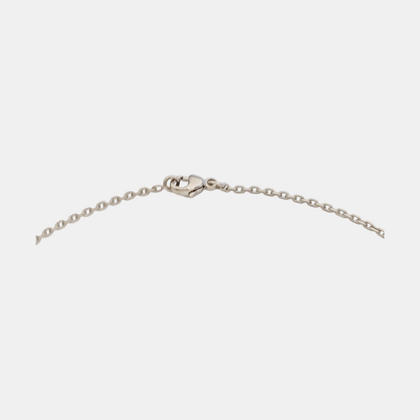 Pop H Metal Silver Necklace