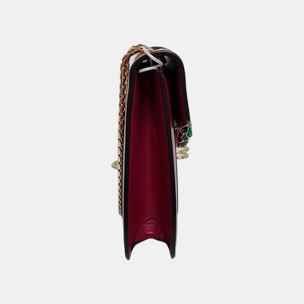 SERPENTI FOREVER Small Calfskin Red