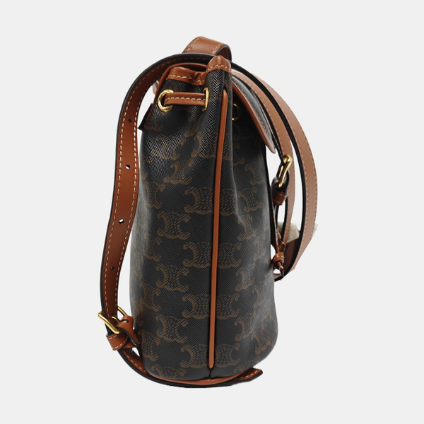 TRIOMPHE Mini Coated Canvas Brown