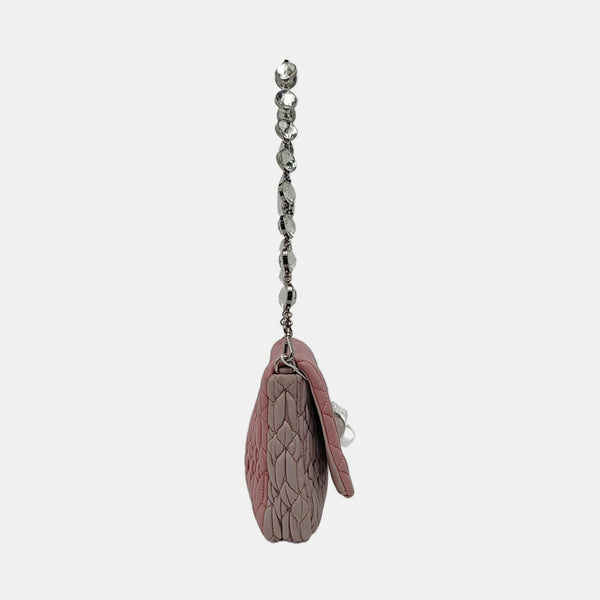 Crystal Quilted Lambskin Pink