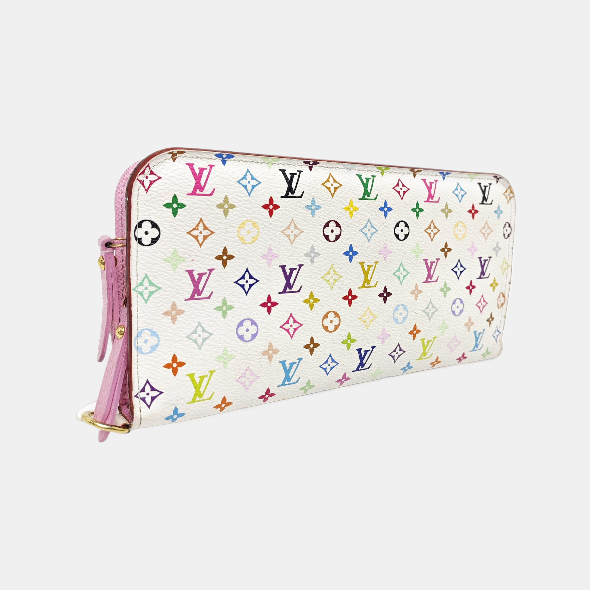 LV × TM INSOLITE Monogram Coated Canvas White Wallet