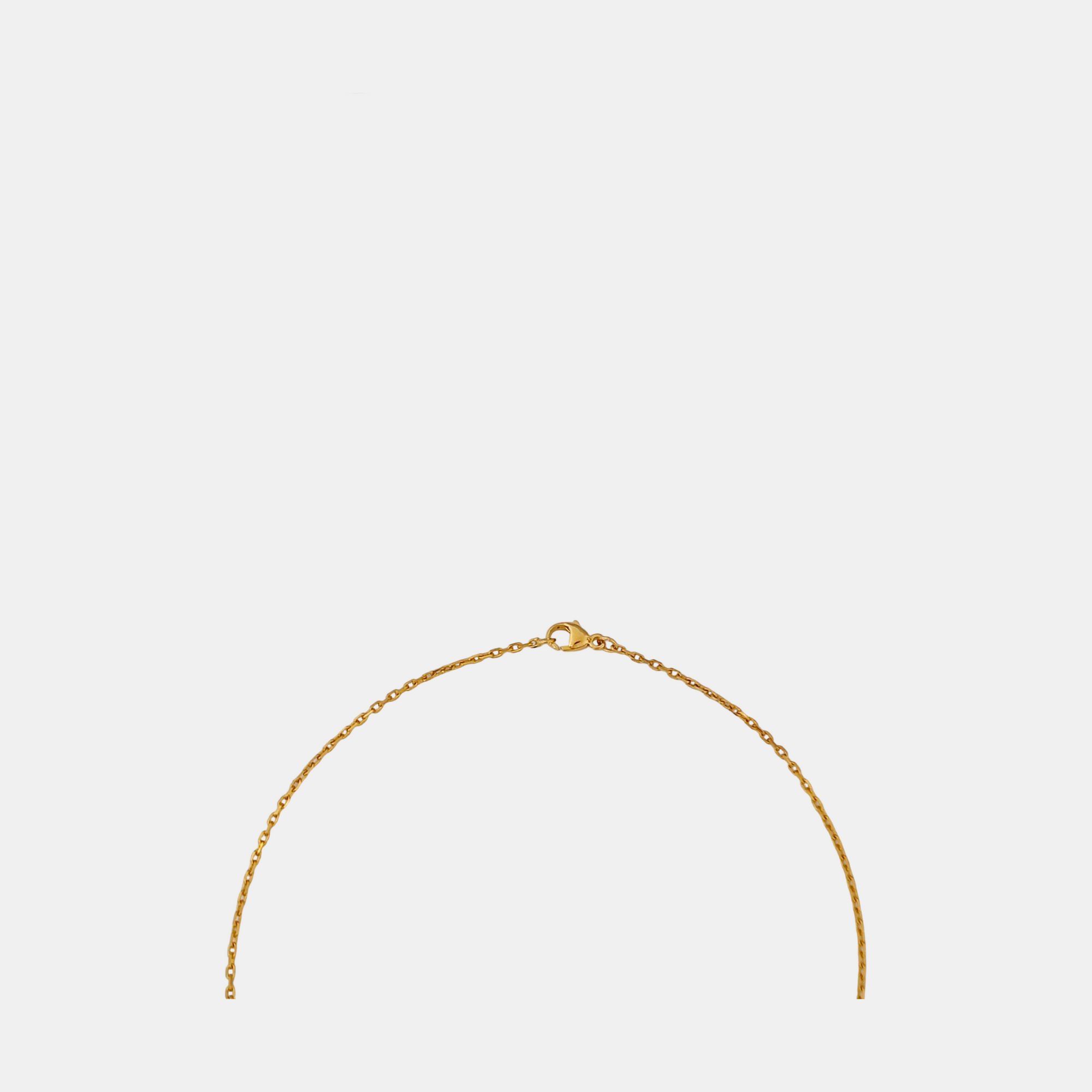 Pop H Metal Gold Necklace