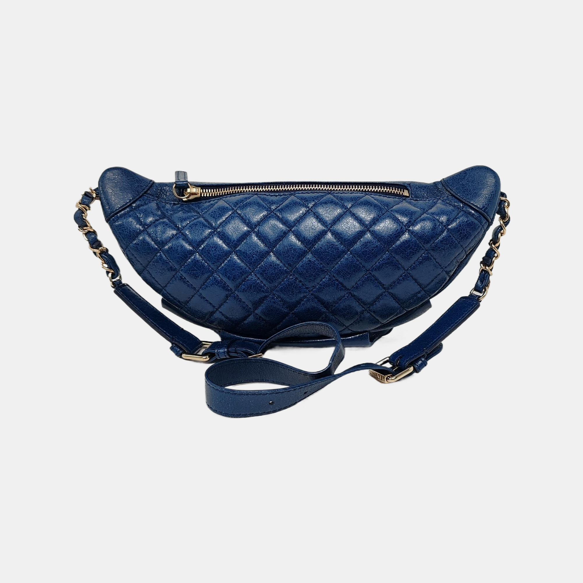 Quilted Calfskin Blue