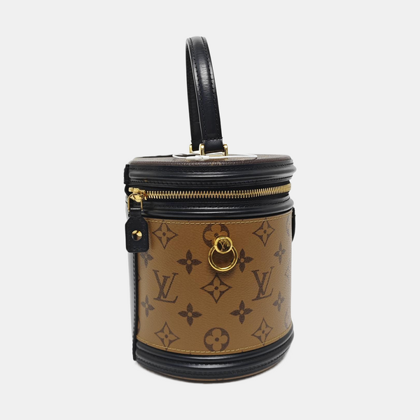 CANNES PM Monogram Coated Canvas Brown