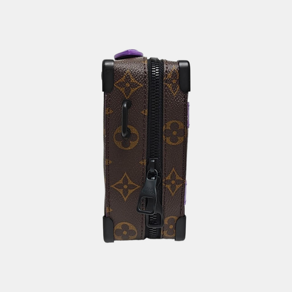 SOFT TRUNK Monogram Coated Canvas Brown