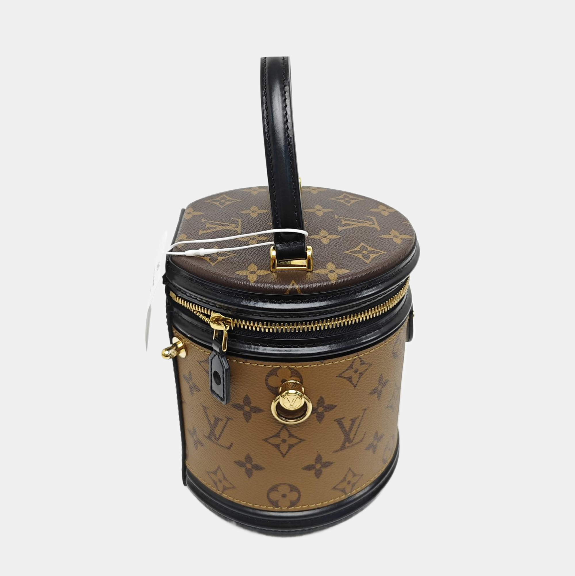 CANNES PM Monogram Coated Canvas Brown