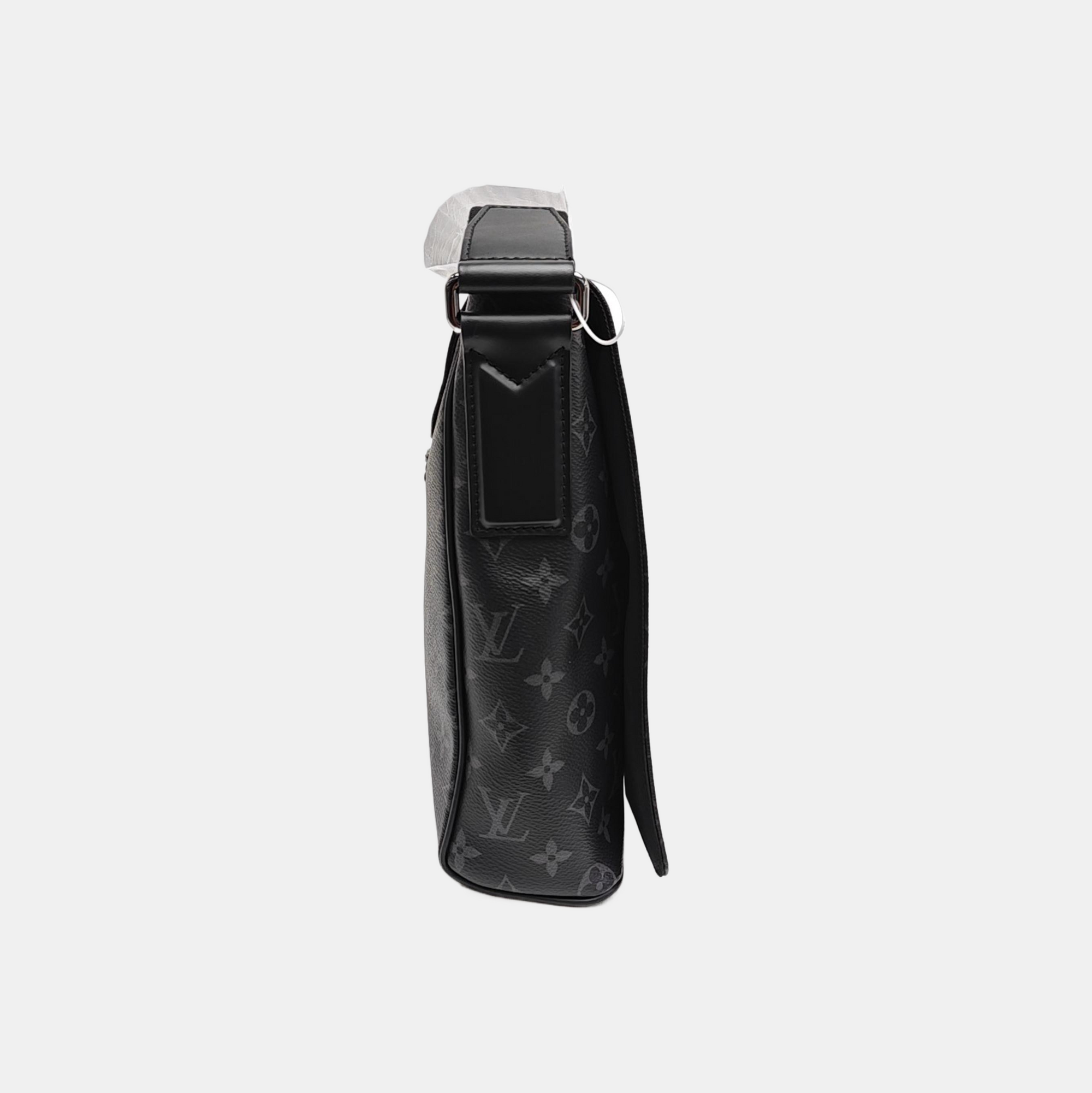 DISTRICT MM Monogram Coated Canvas Black