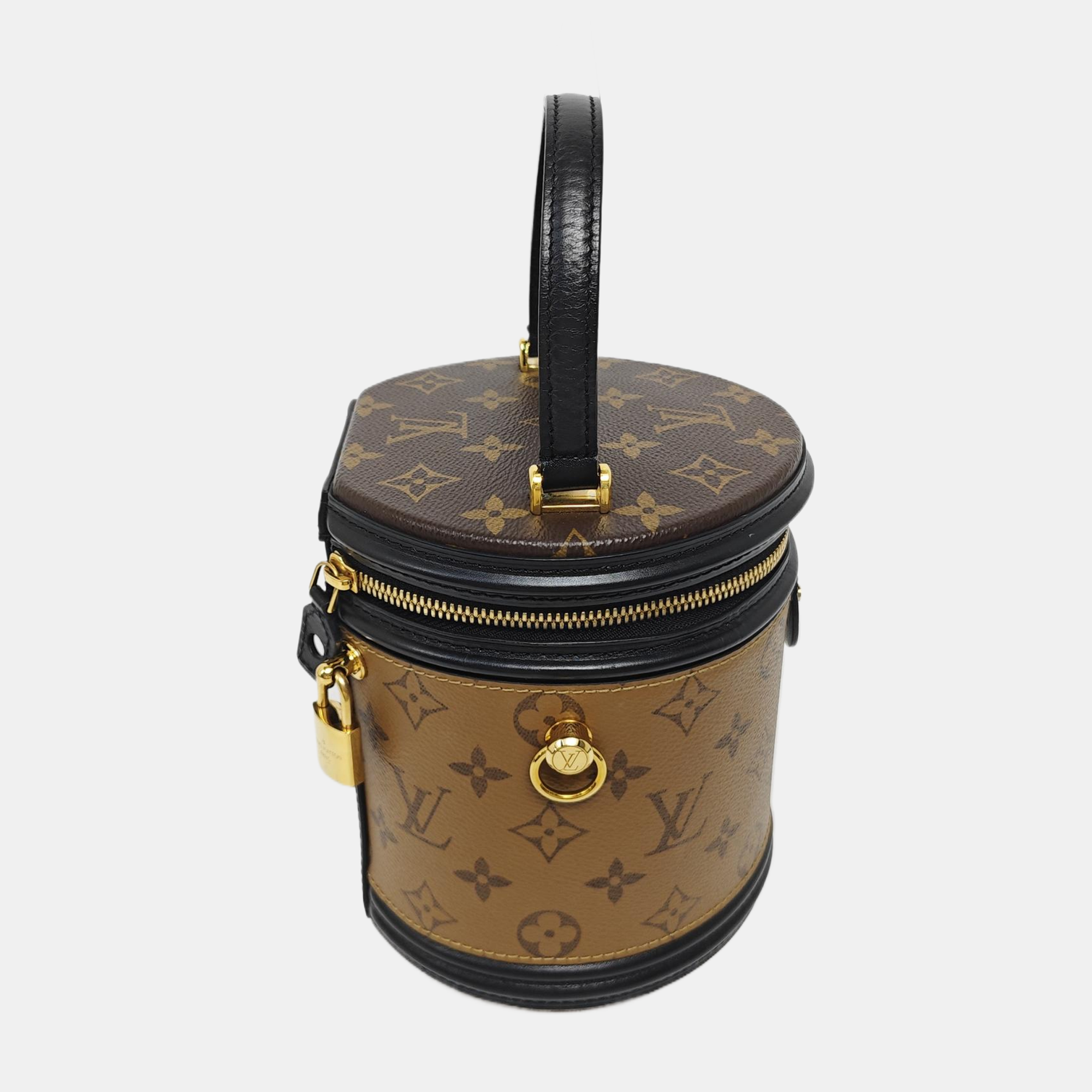 CANNES PM Monogram Coated Canvas Brown