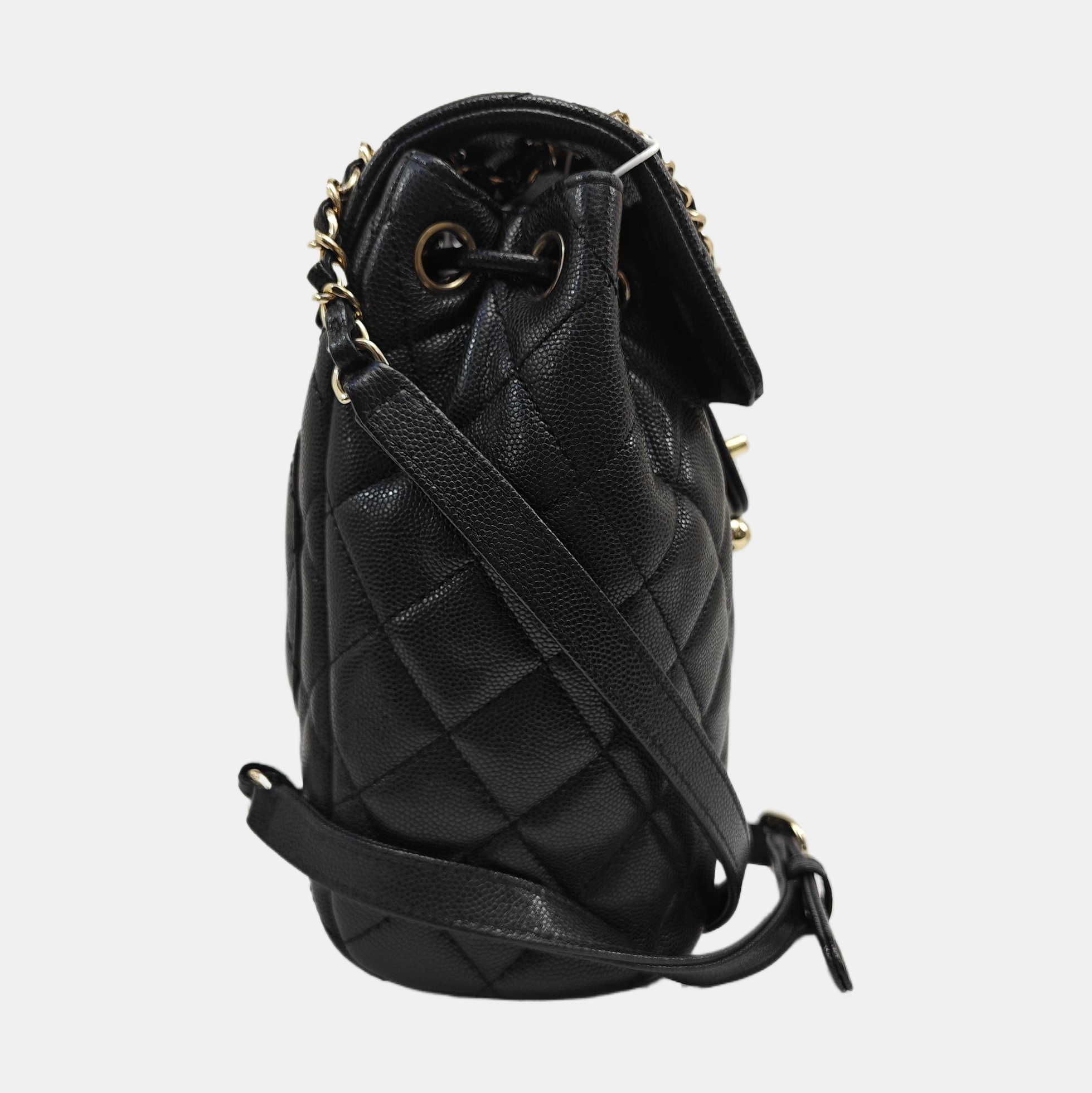 URBAN SPIRIT Quilted Grained Calfskin Black