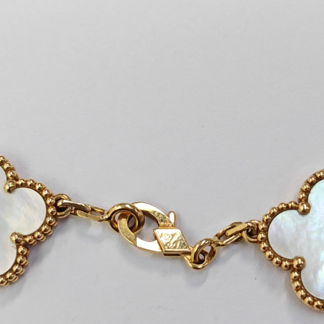 Vintage Alhambra 18k Gold Bracelet