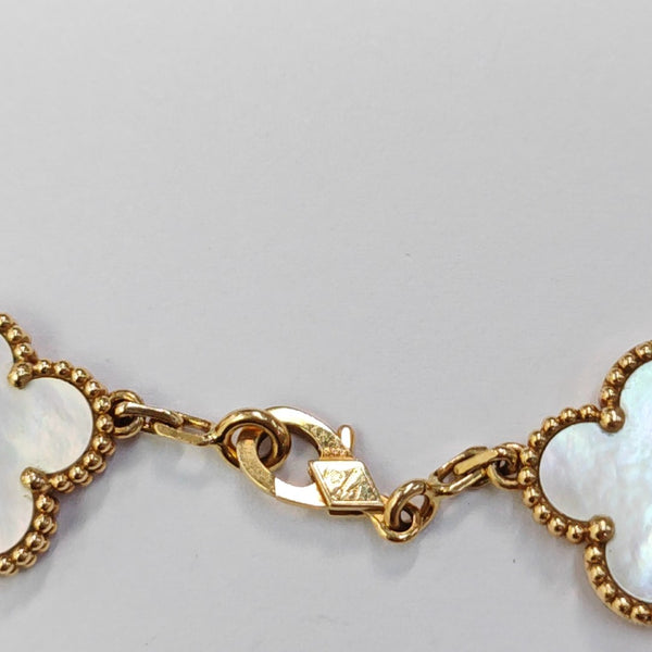Vintage Alhambra 18k Gold Bracelet