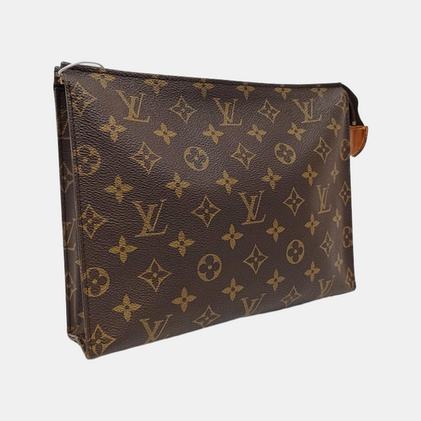 TOILET POCKET 26 Monogram Coated Canvas Brown