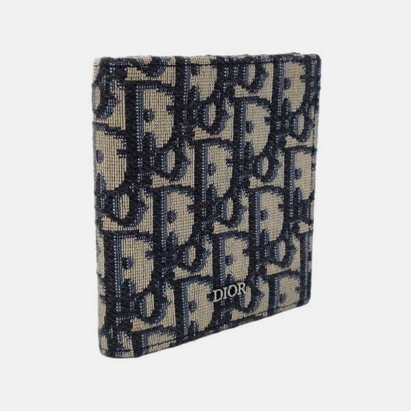 Oblique Canvas Wallet Blue
