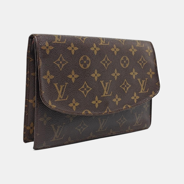 POCHETTE RABAT Monogram Coated Canvas Brown